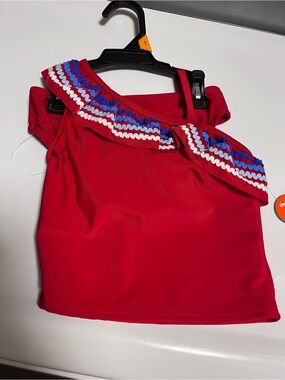 (3) sets (top+bottom) little girl’s size 4 bathing suits